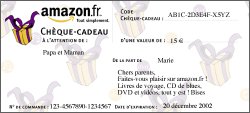 cheque cadeau amazon