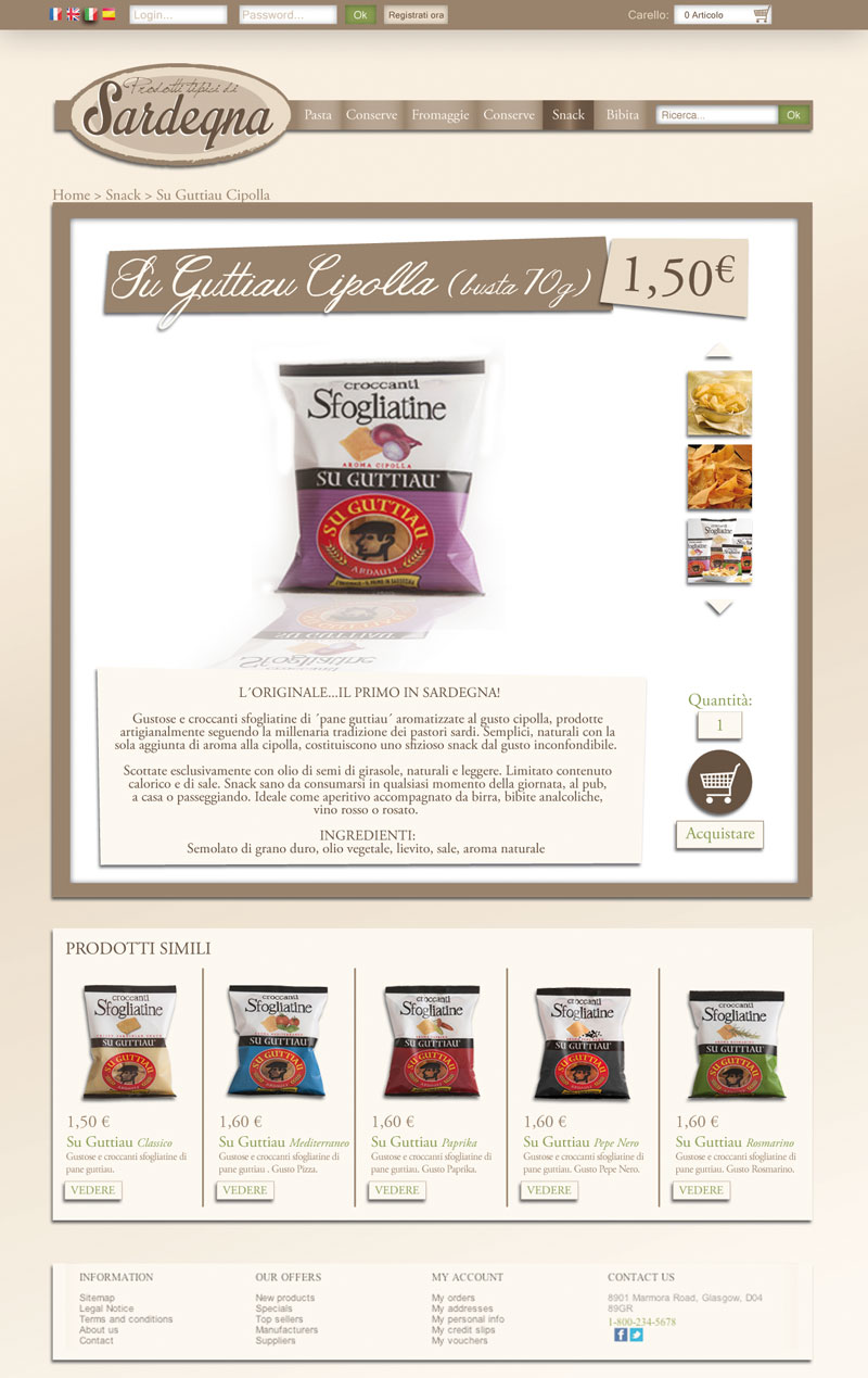 template prestashop sardegna produit