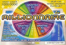 tiquet de millionnaire