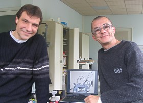 Fabrice et Jérôme, créateur de mangeur de cigone