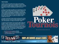 poker tournois