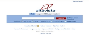 Moteur de recherche Altavista