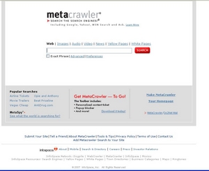 Métamoteur Metacrawler