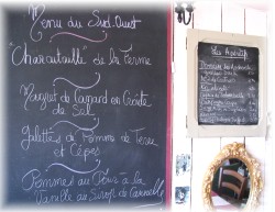 MENU DU SUD-OUEST